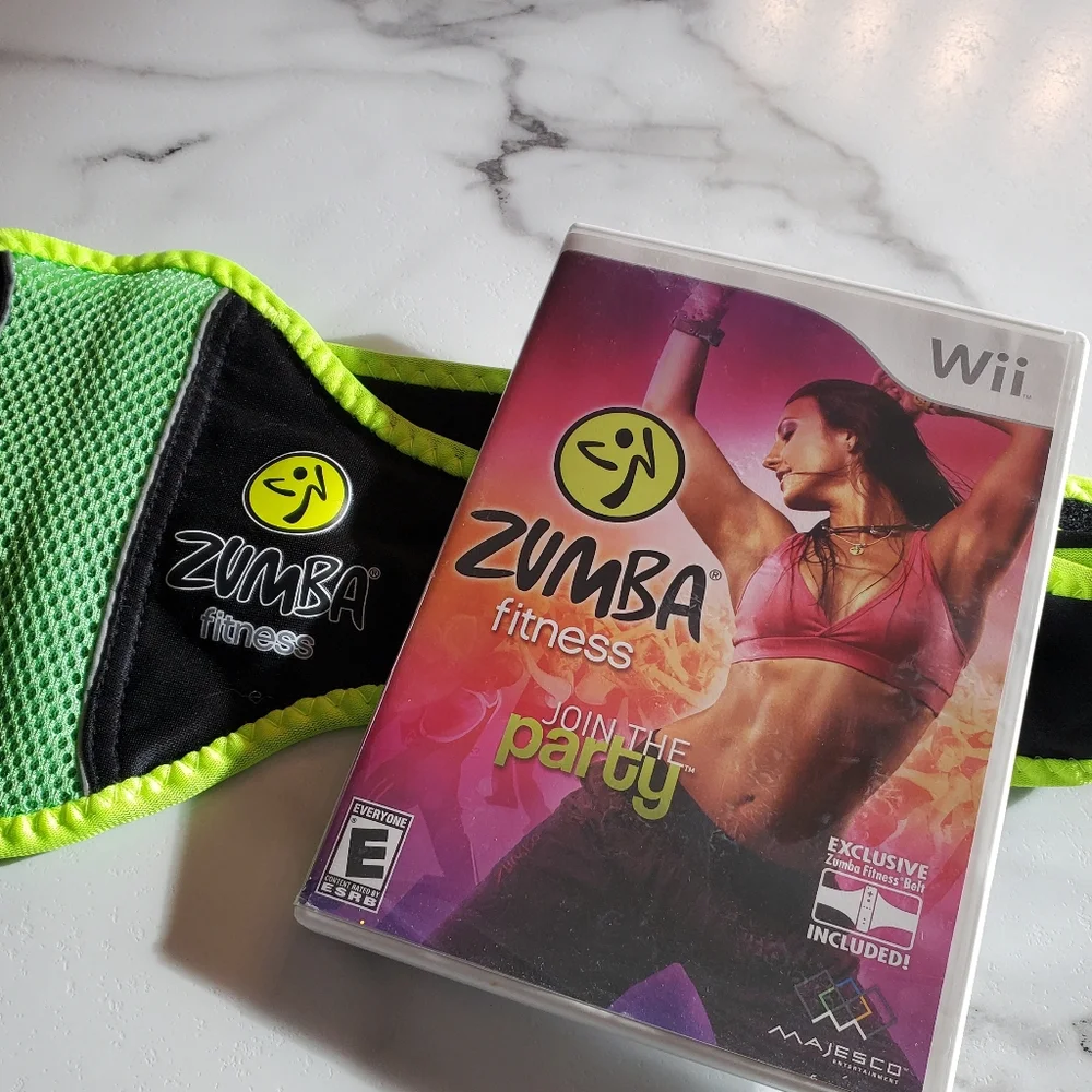 Zumba Fitness Game for Wii with Belt